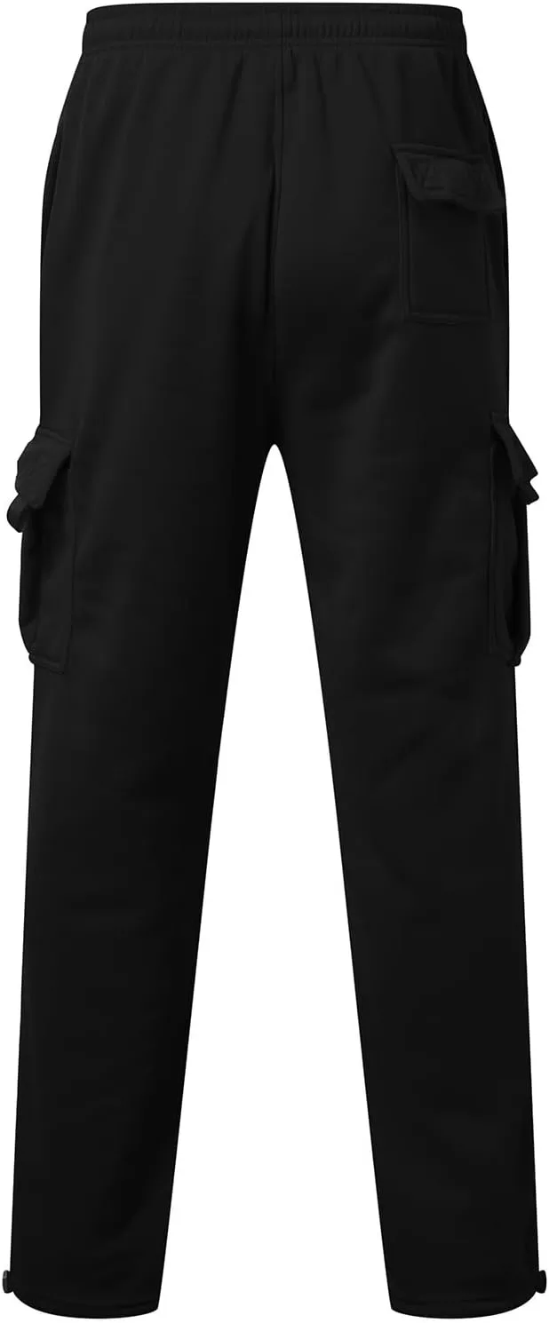 Joggers for Men Casual Solid Pants Leggings Trousers Tooling Multi-Pocket Men's Color Men's Pants Slim Fit Track