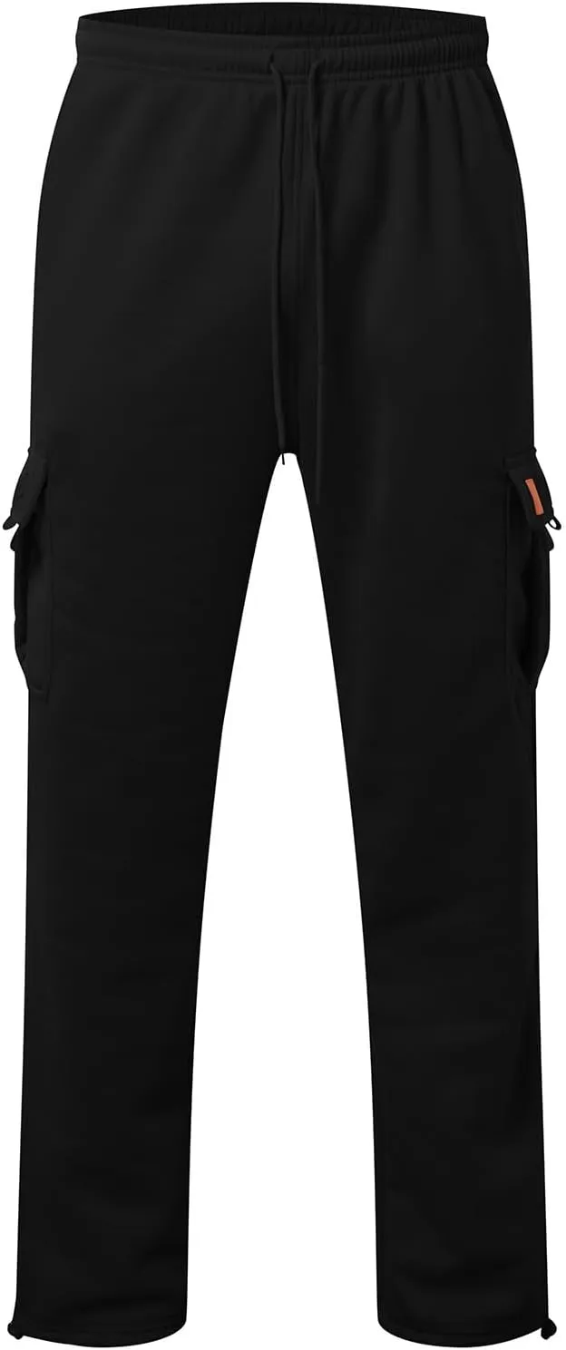 Joggers for Men Casual Solid Pants Leggings Trousers Tooling Multi-Pocket Men's Color Men's Pants Slim Fit Track