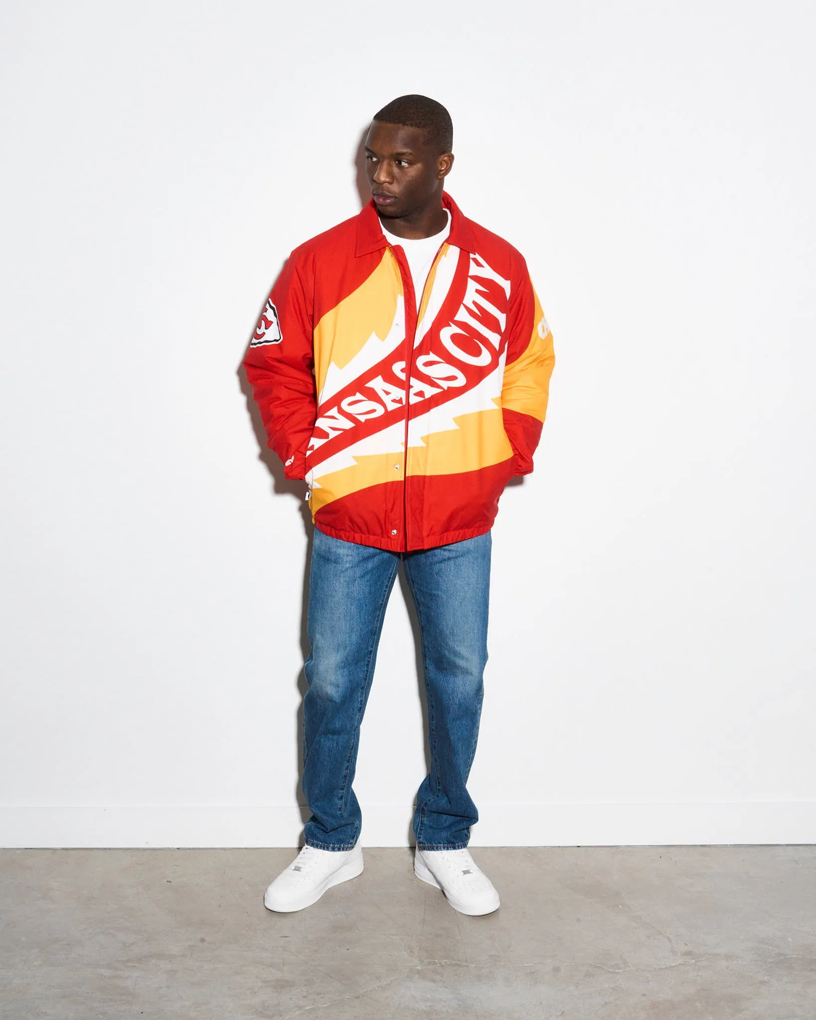 Kansas City Chiefs Saw Blade Quilted Puffer Jacket