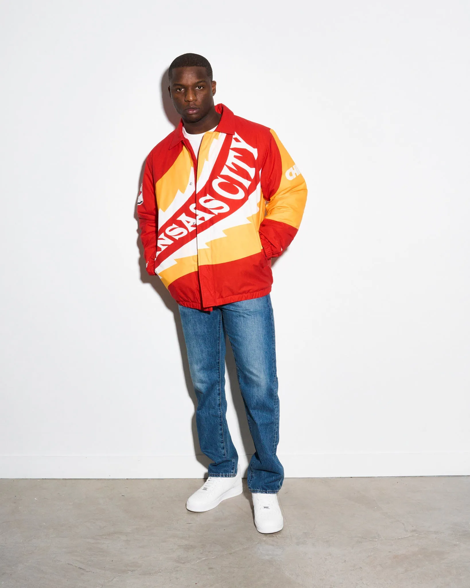 Kansas City Chiefs Saw Blade Quilted Puffer Jacket