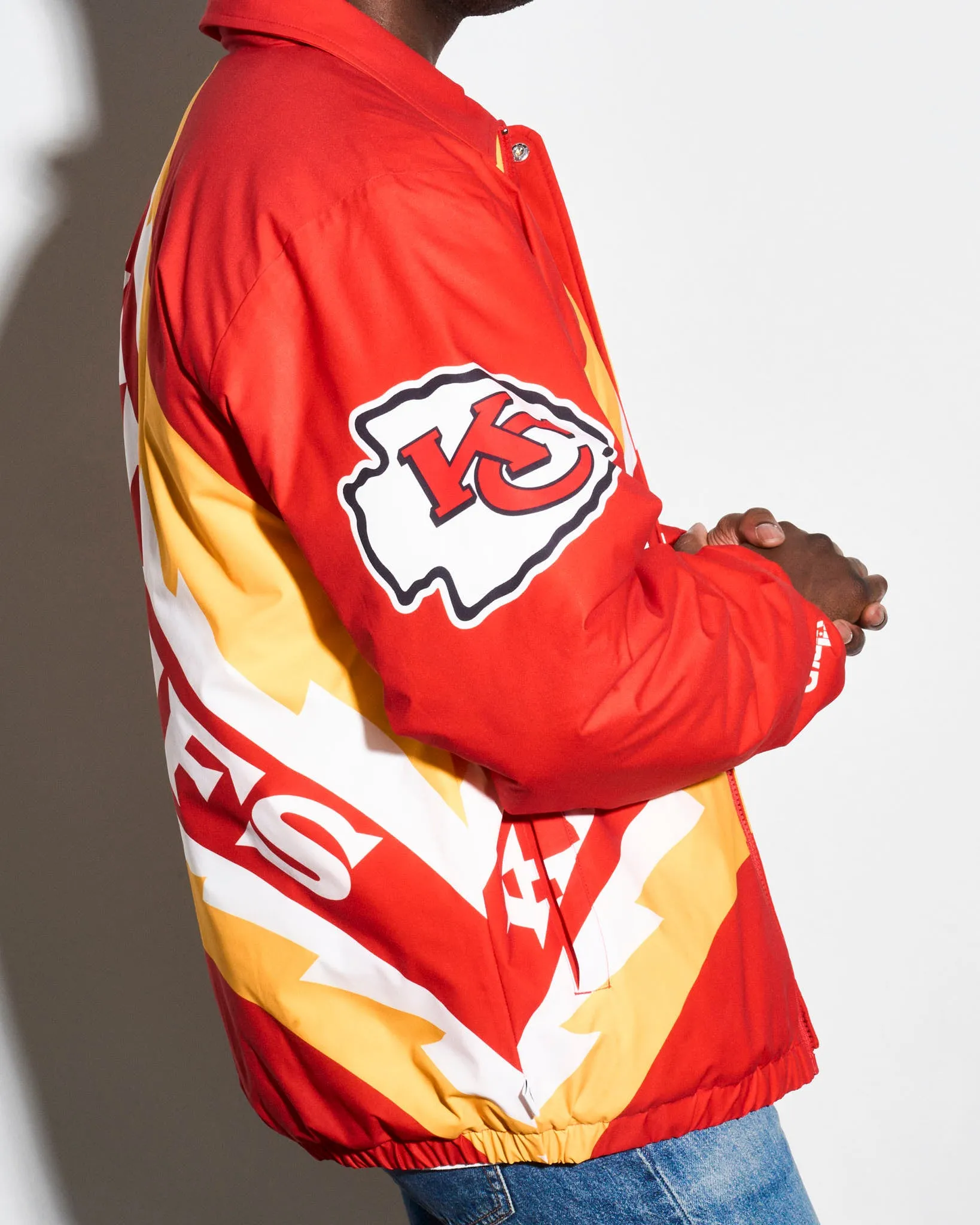 Kansas City Chiefs Saw Blade Quilted Puffer Jacket