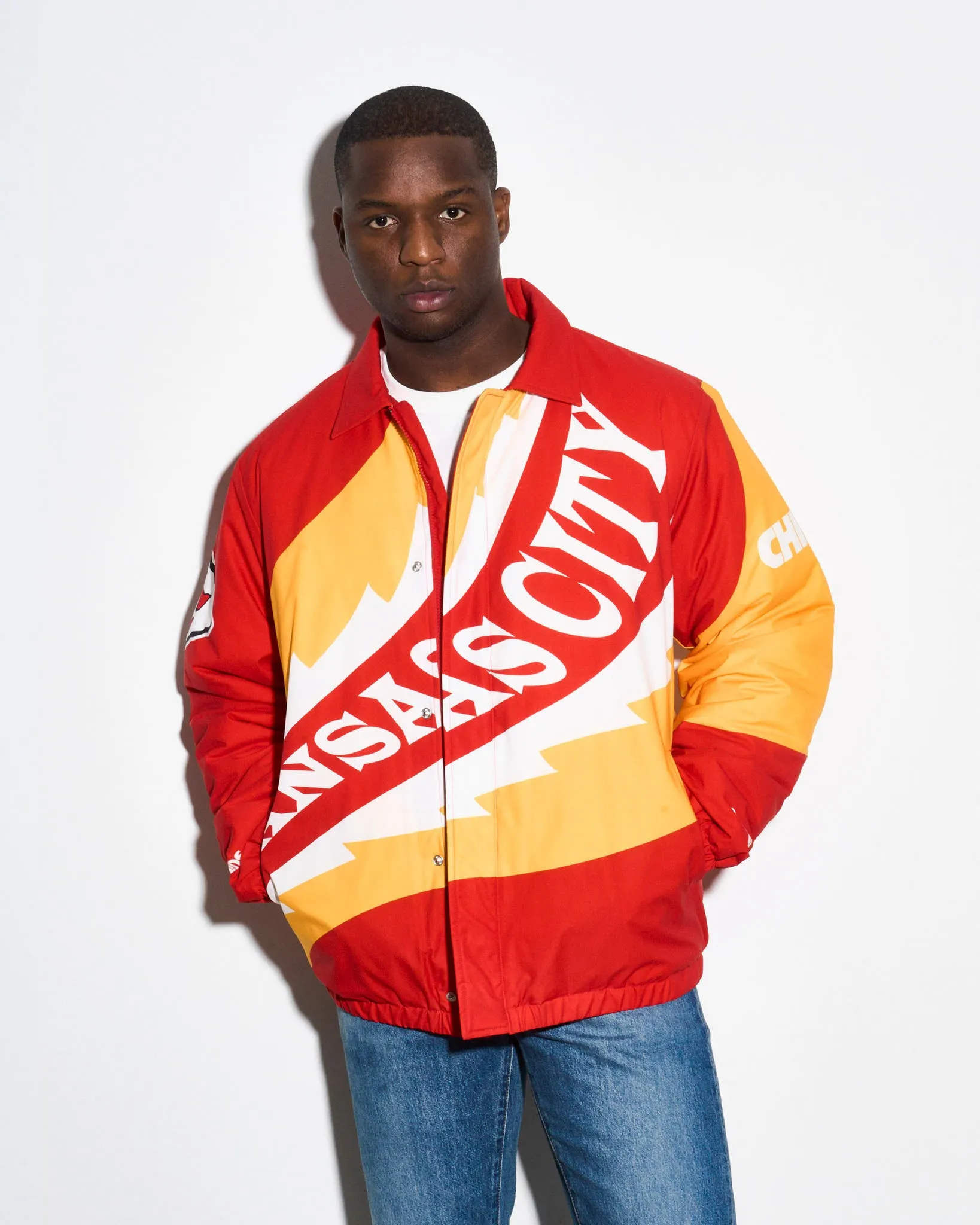Kansas City Chiefs Saw Blade Quilted Puffer Jacket