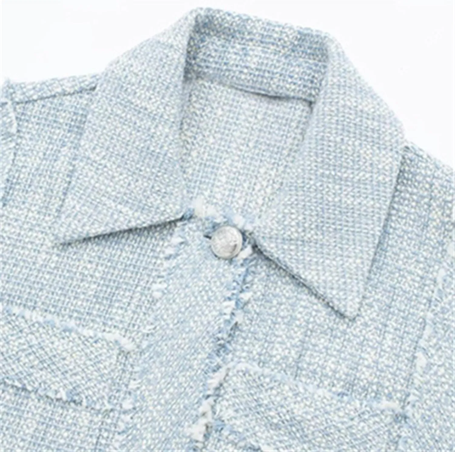 KEOMUD Women's Elegant Crop Vest Tops 2024 Vintage Lapel Button Down Tweed Waistcoats