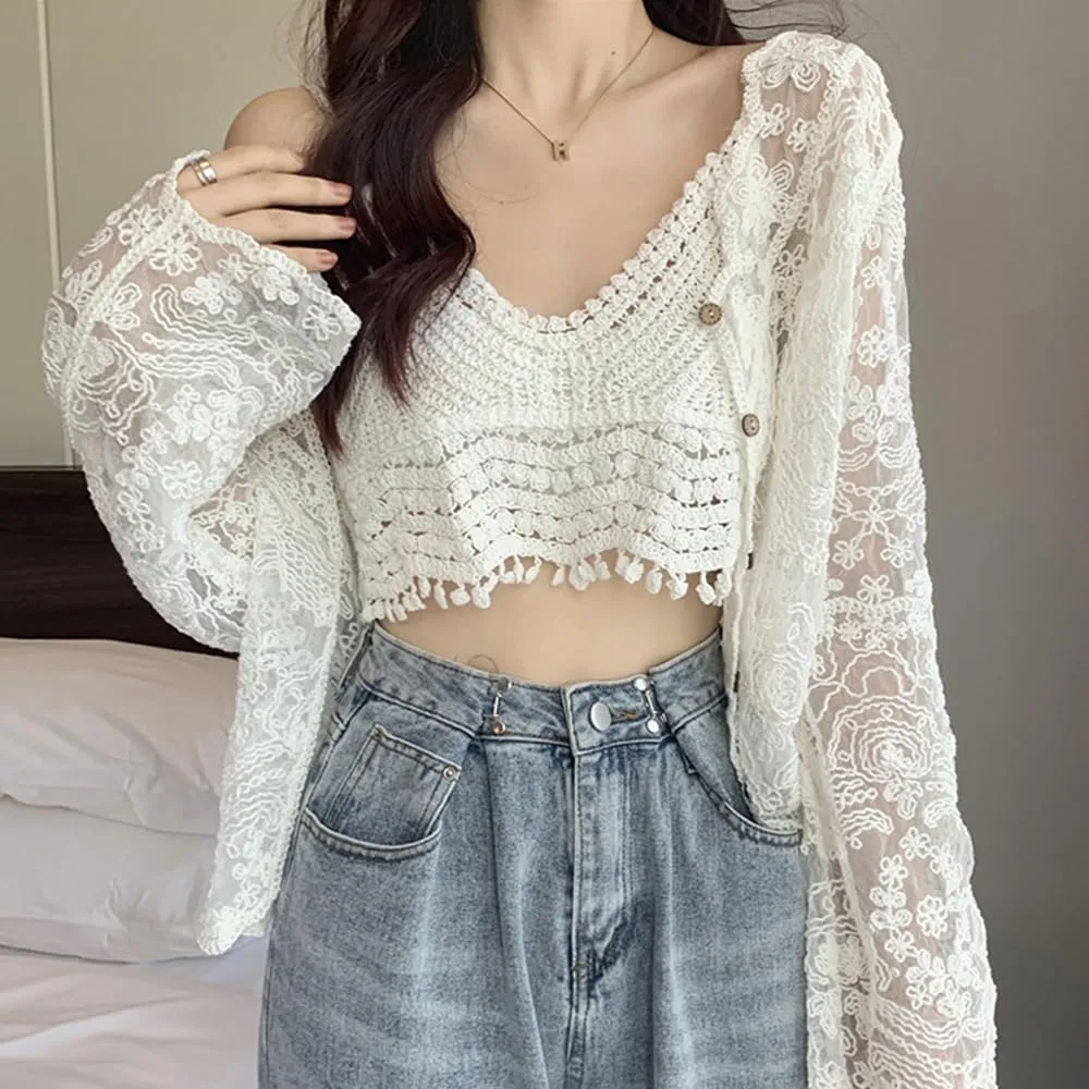 Knit Camisole Tank Top Spaghetti Strap Camisole V-Neck Sleeveless Top Summer Casual Undershirt for Women