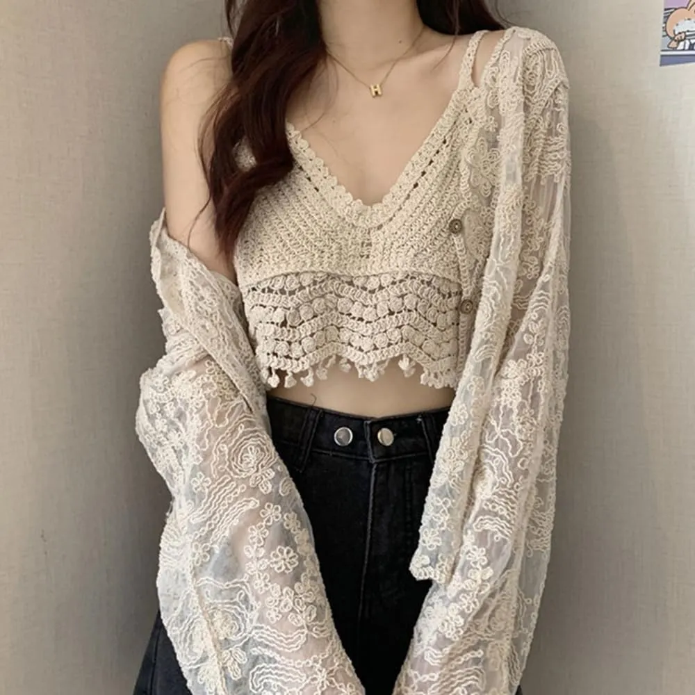 Knit Camisole Tank Top Spaghetti Strap Camisole V-Neck Sleeveless Top Summer Casual Undershirt for Women