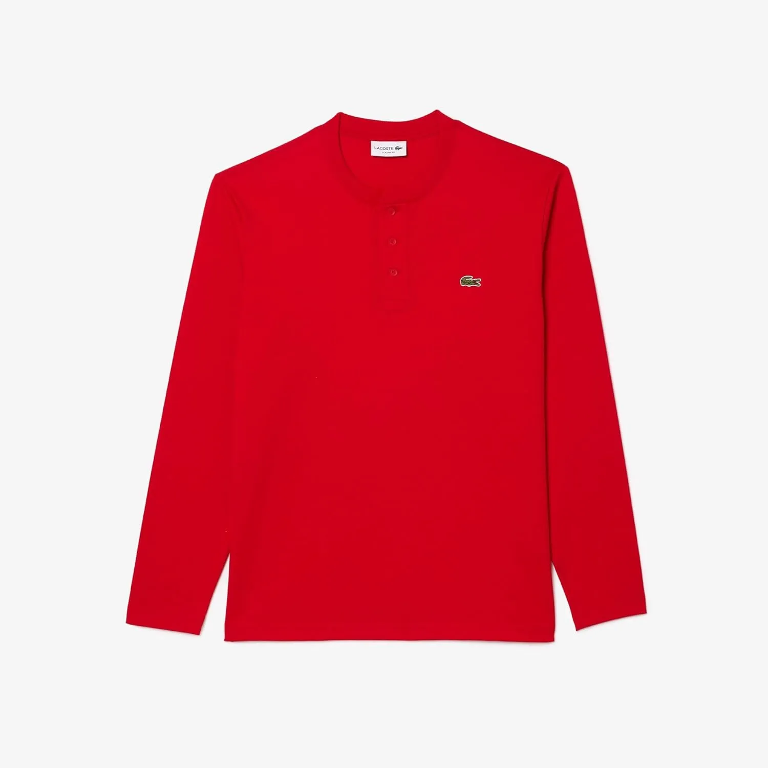 Lacoste Men's Long Sleeved Cotton Jersey T-Shirt