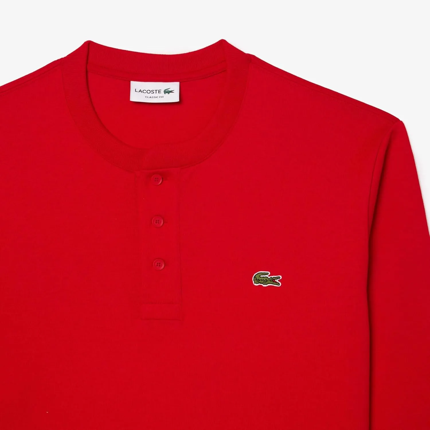 Lacoste Men's Long Sleeved Cotton Jersey T-Shirt