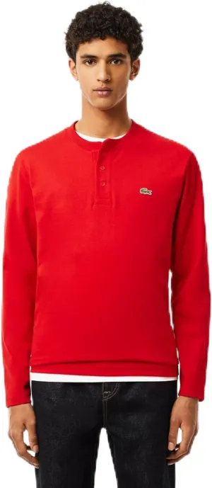 Lacoste Men's Long Sleeved Cotton Jersey T-Shirt