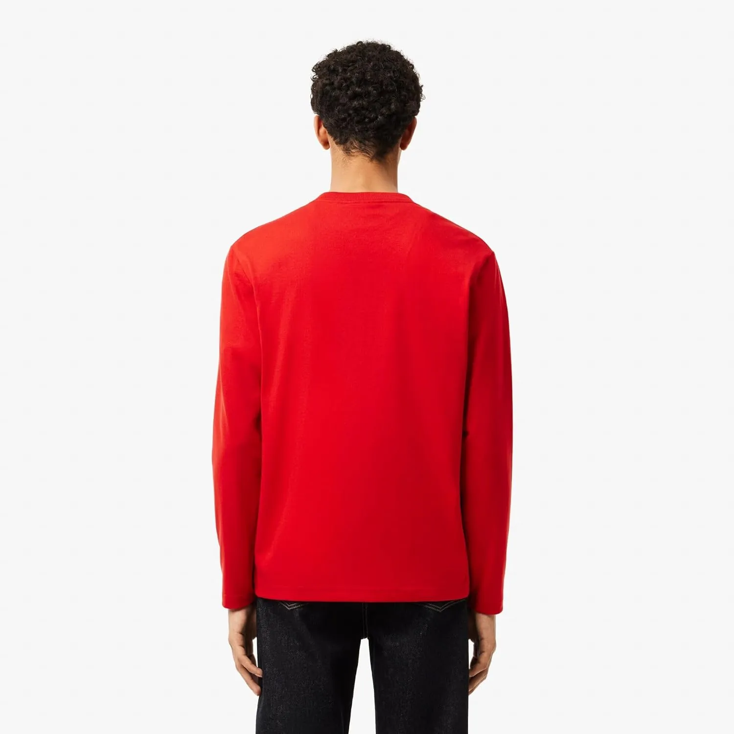 Lacoste Men's Long Sleeved Cotton Jersey T-Shirt