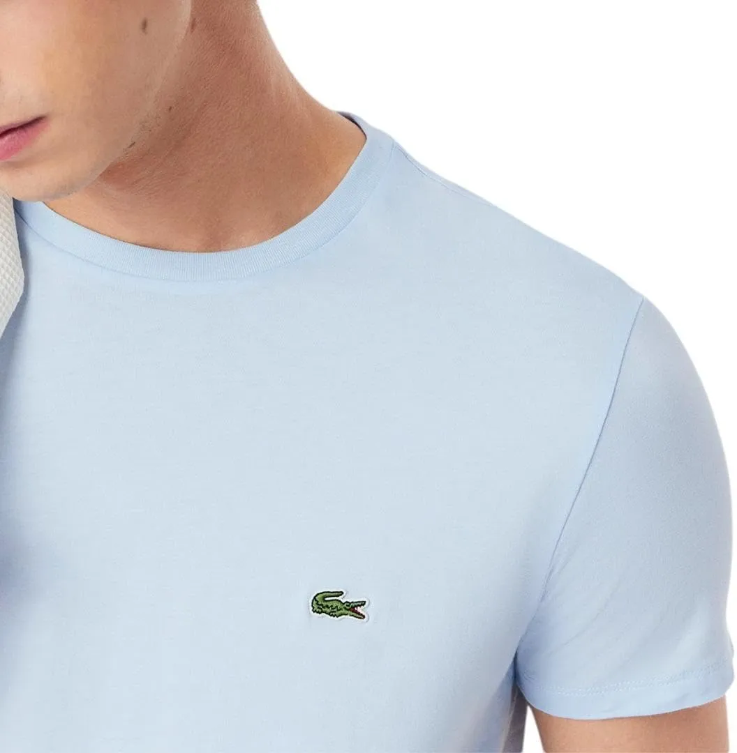 Lacoste Men's Short Sleeve Pima Jersey Crew Neck Tee