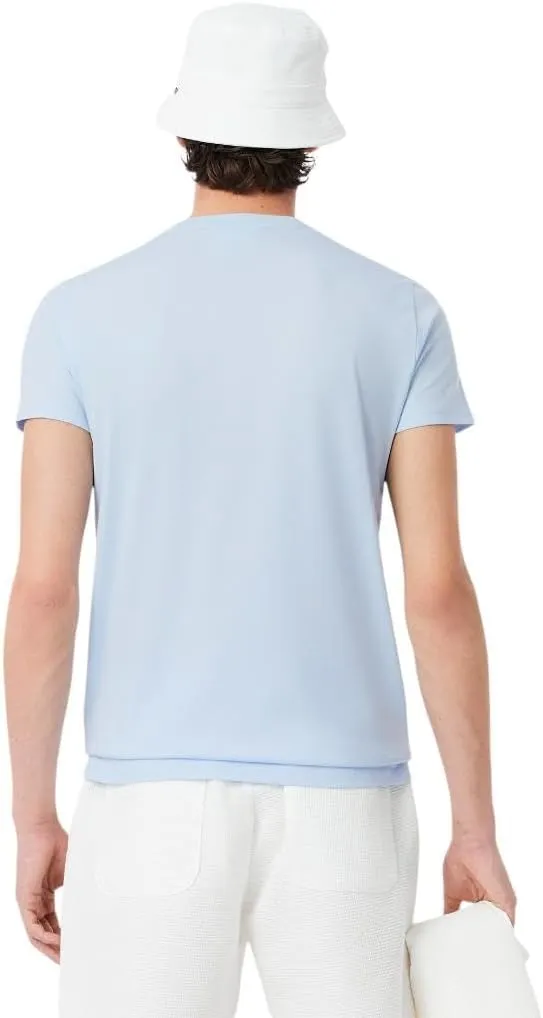 Lacoste Men's Short Sleeve Pima Jersey Crew Neck Tee