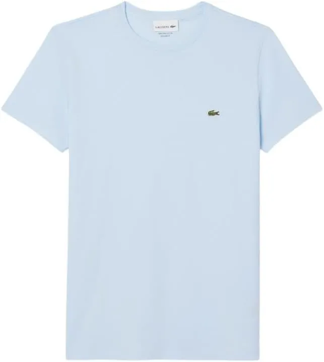 Lacoste Men's Short Sleeve Pima Jersey Crew Neck Tee