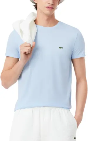 Lacoste Men's Short Sleeve Pima Jersey Crew Neck Tee