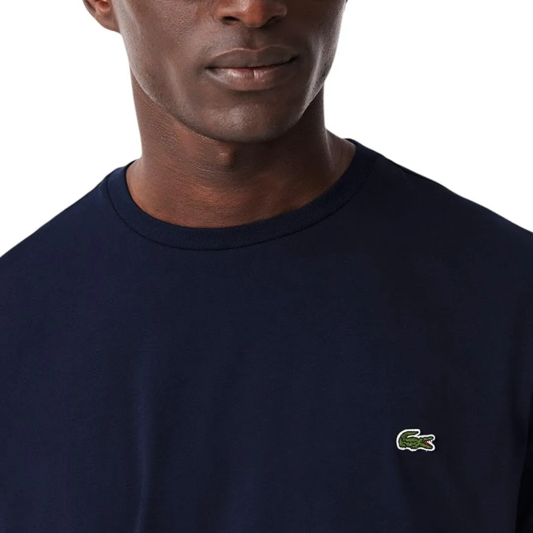 Lacoste Men's Short Sleeve Pima Jersey Crew Neck Tee