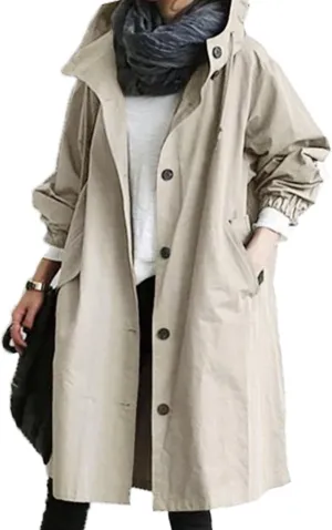 LCMTWX Winter Coat Women Long Coat Outwear Womens Elegant Windbreaker Wild Winter Women's Coat Trench Coat Women Trench