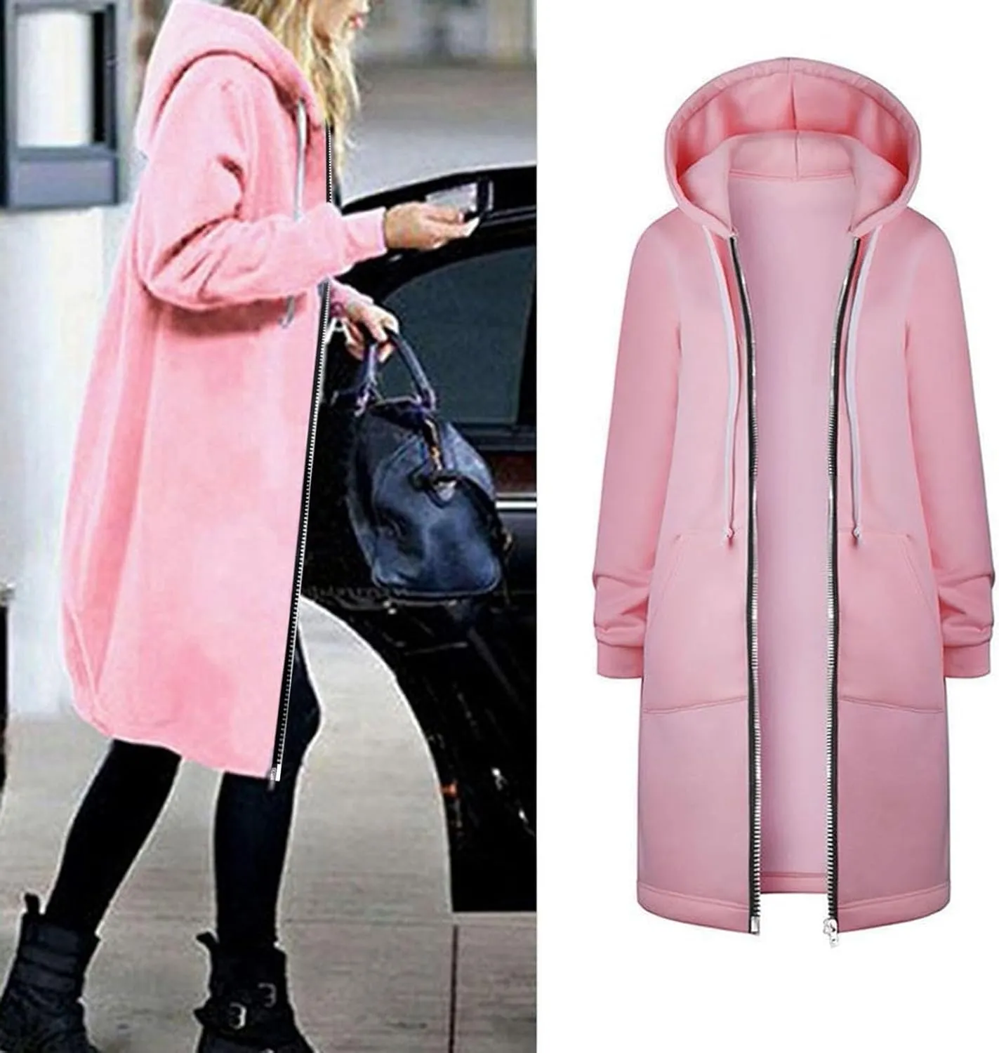 LCMTWX Winter Coat Women Long Coat Outwear Womens Elegant Windbreaker Wild Winter Women's Coat Trench Coat Women Trench