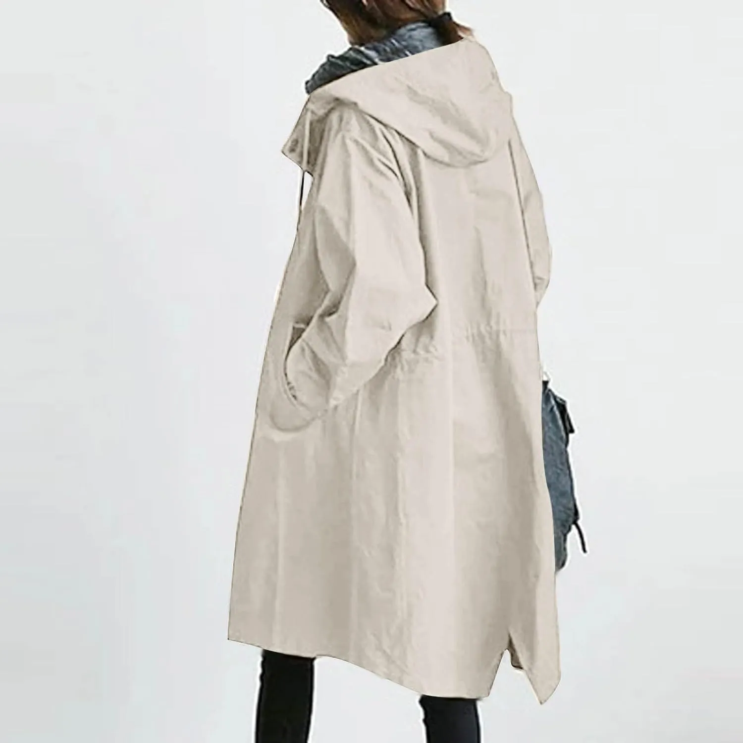 LCMTWX Winter Coat Women Long Coat Outwear Womens Elegant Windbreaker Wild Winter Women's Coat Trench Coat Women Trench