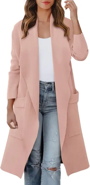 LCMTWX Women's 2023 Fashion Winter Coat Womens Elegant Windbreaker Wild Winter Women's Coat Trench Coats for Women Fall