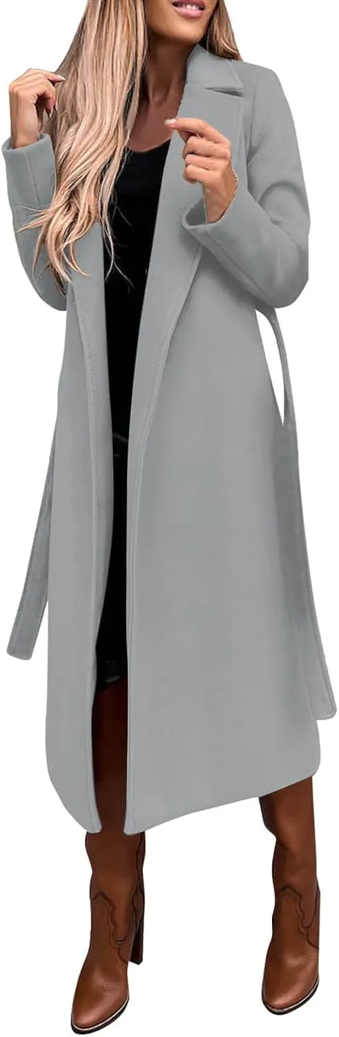 Lightweight Trench Coat Women Jacket Loose Fitting Warm Winter Outwear Fashion Lapel Jacket Coats Short Trench Coat