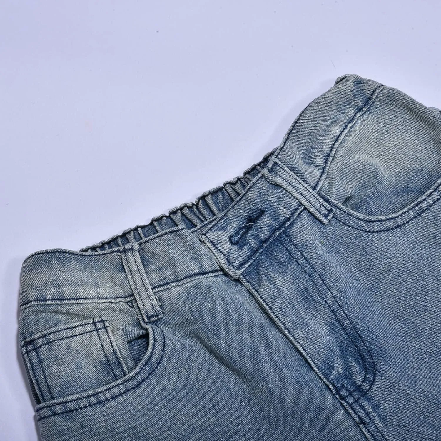 Men Y2k Jeans Hip Hop Baggy Star Embroidery Denim Pant Straight Wide Leg Denim Pants Harajuku Streetwear Graphic Jean Trouser