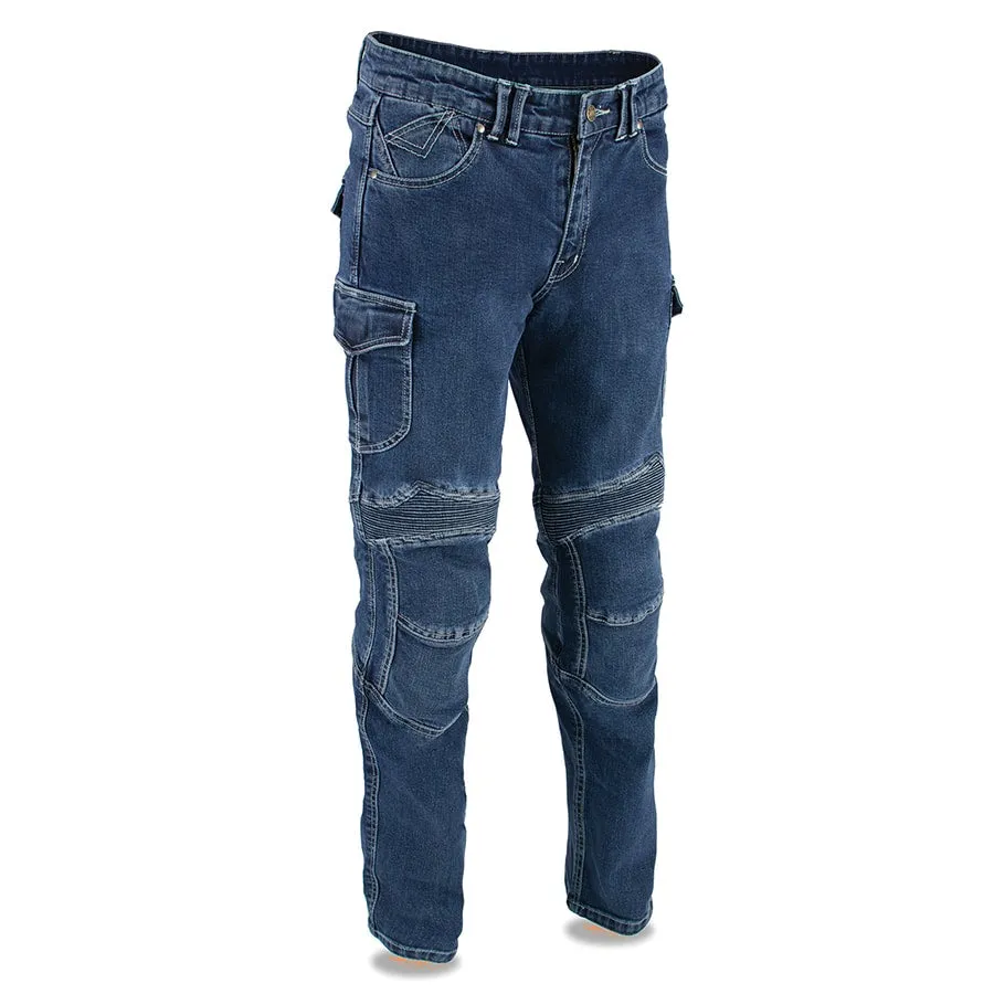 Men’s Armored Denim Jeans Reinforced w/ Aramid® by DuPont™ Fibers - BFR 5012