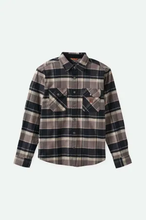 Men's Builders Bowery Stretch WR Flannel - Black/Charcoal/Beige