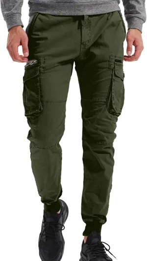 Mens Cargo Joggers Pants White Jeans Men Relaxed Fit Sweatpants Dress Pants Stacked Sweatpants Men Long Jogger