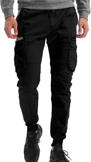 Mens Cargo Joggers Pants White Jeans Men Relaxed Fit Sweatpants Dress Pants Stacked Sweatpants Men Long Jogger