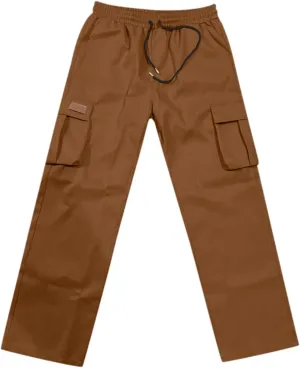 Mens Cargo Pants Casual Joggers Elastic Waist Drawstring Tapered Sweatpants for Men with Multi Pockets