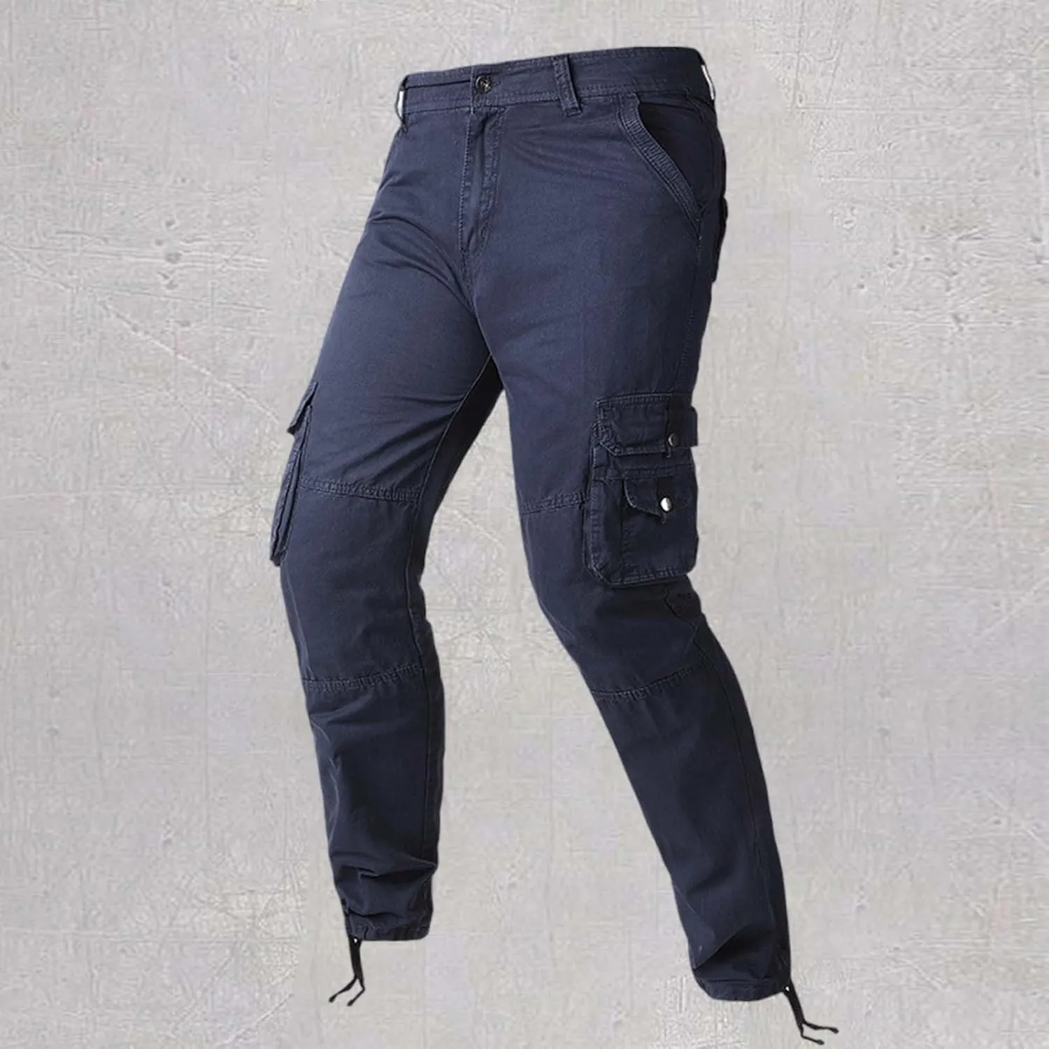 Mens Cargo Work Pants Regular Fit Stretchy Workout Joggers Casual Straight Leg Pants Fashion Business Formal Pant