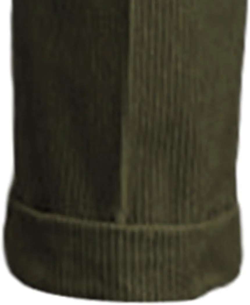 Mens Corduroy Suit Pants Trendy Straight Leg Trousers Fashion Casual Plain Flat Front Business Dress Pants for Spring