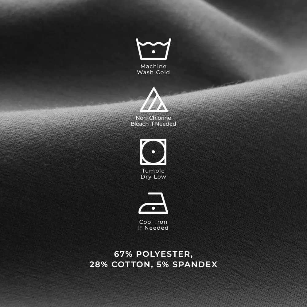 Mens Drop-Cut Men's T Shirt, Plain Tshirts for Men, Drop Cut Basic Crewneck Tee, Wrinkle Resistant, Stretch Fit