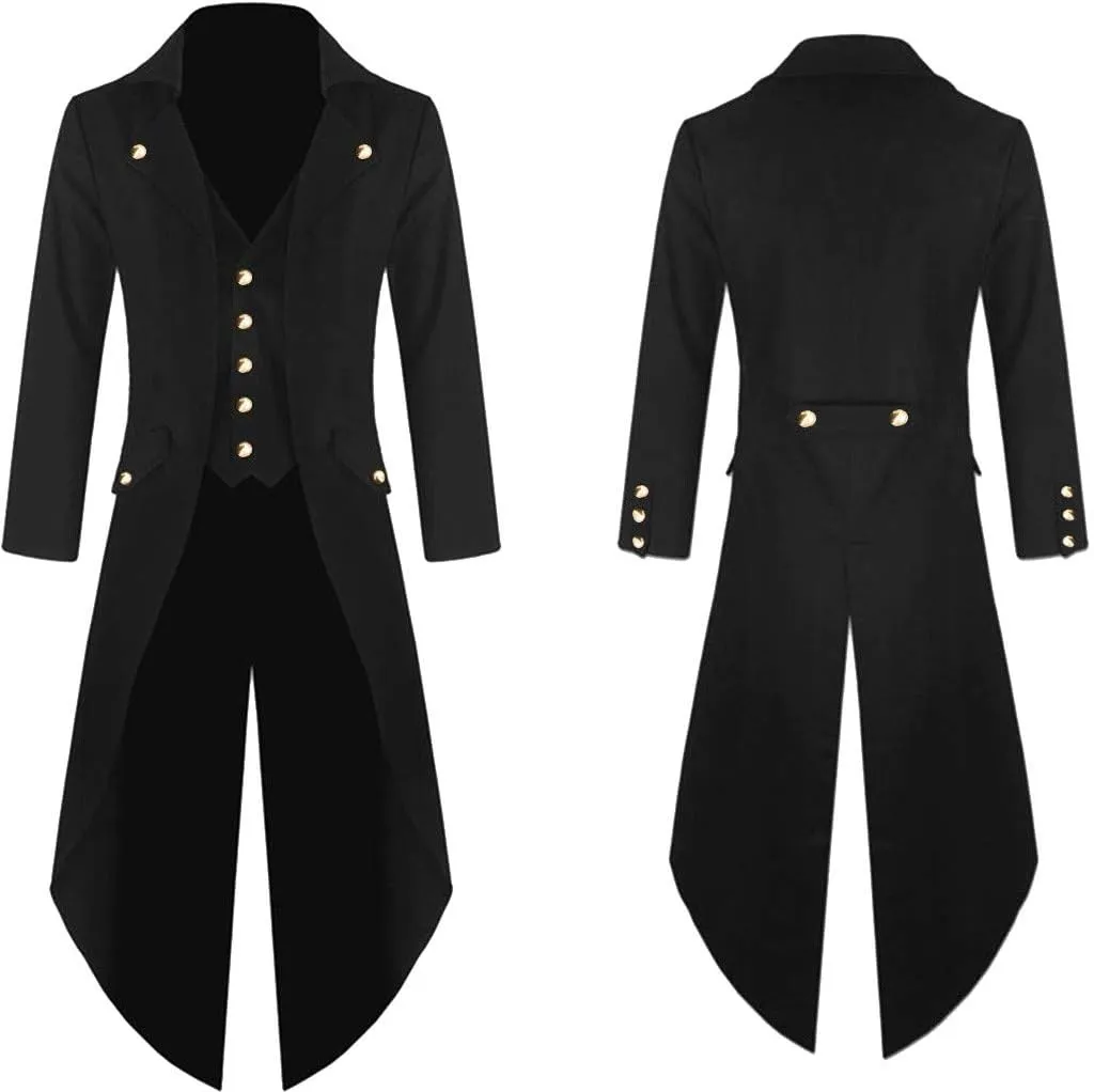 Mens Trench Coat Fall Winter Windbreaker Overcoat Praty Outwear Winter Pea Coat Business Overcoat Mens Long Trench