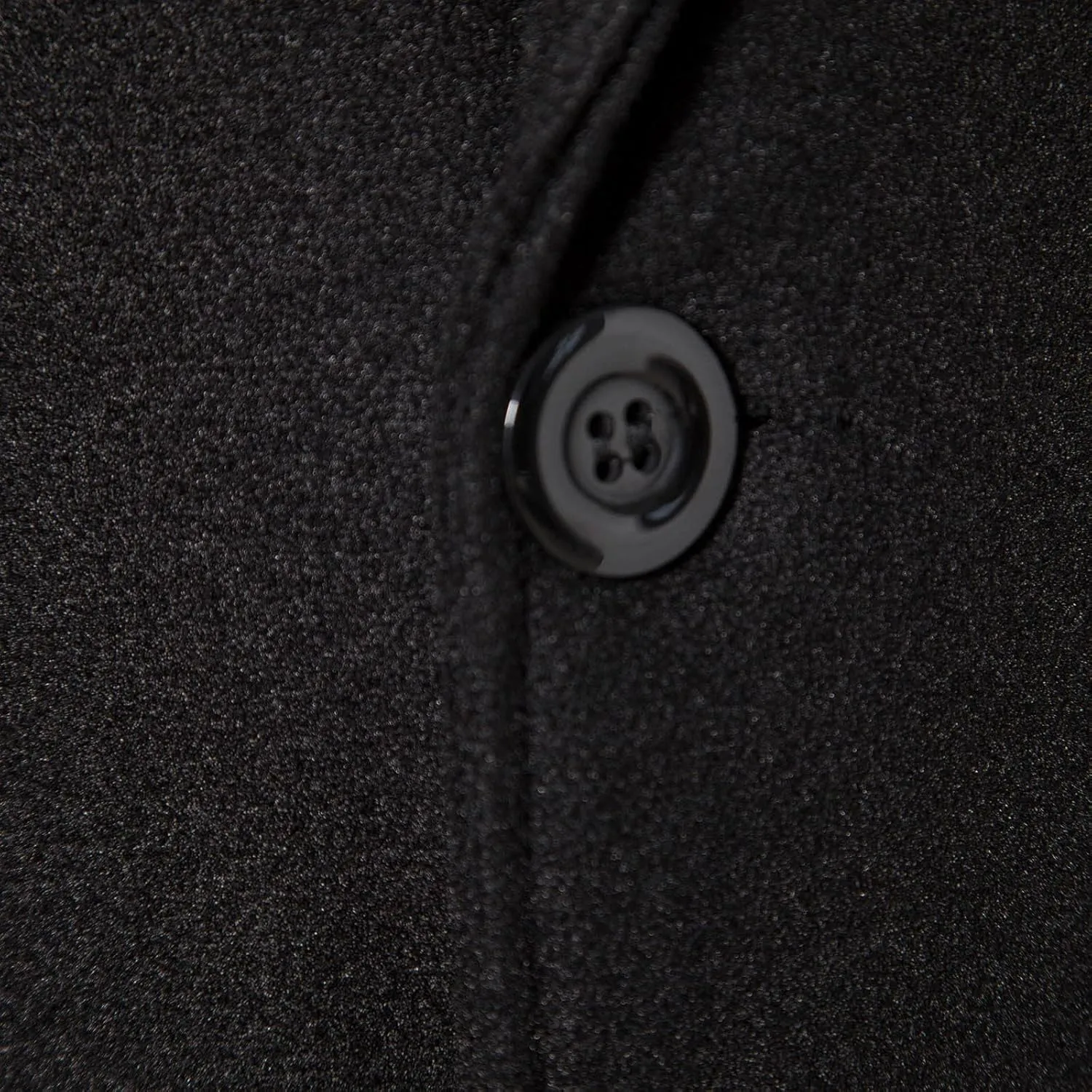 Men's Winter Trench Coat Full Length Single Breasted Warm Pea coat Wool Blend Long Windbreaker Notch Lapel Overcoat