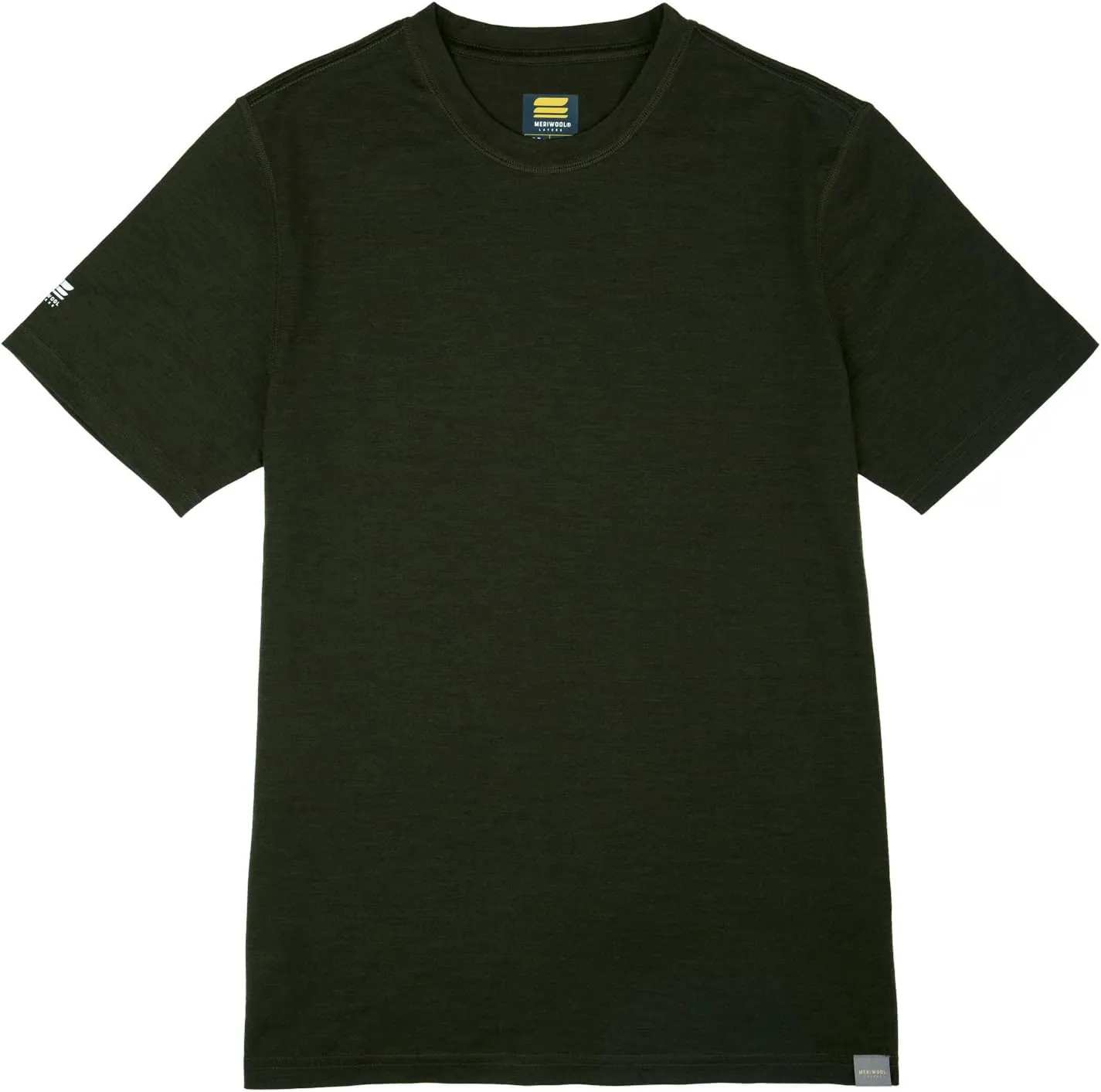 MERIWOOL Mens Merino Wool Short Sleeve T Shirt Lightweight Base Layer