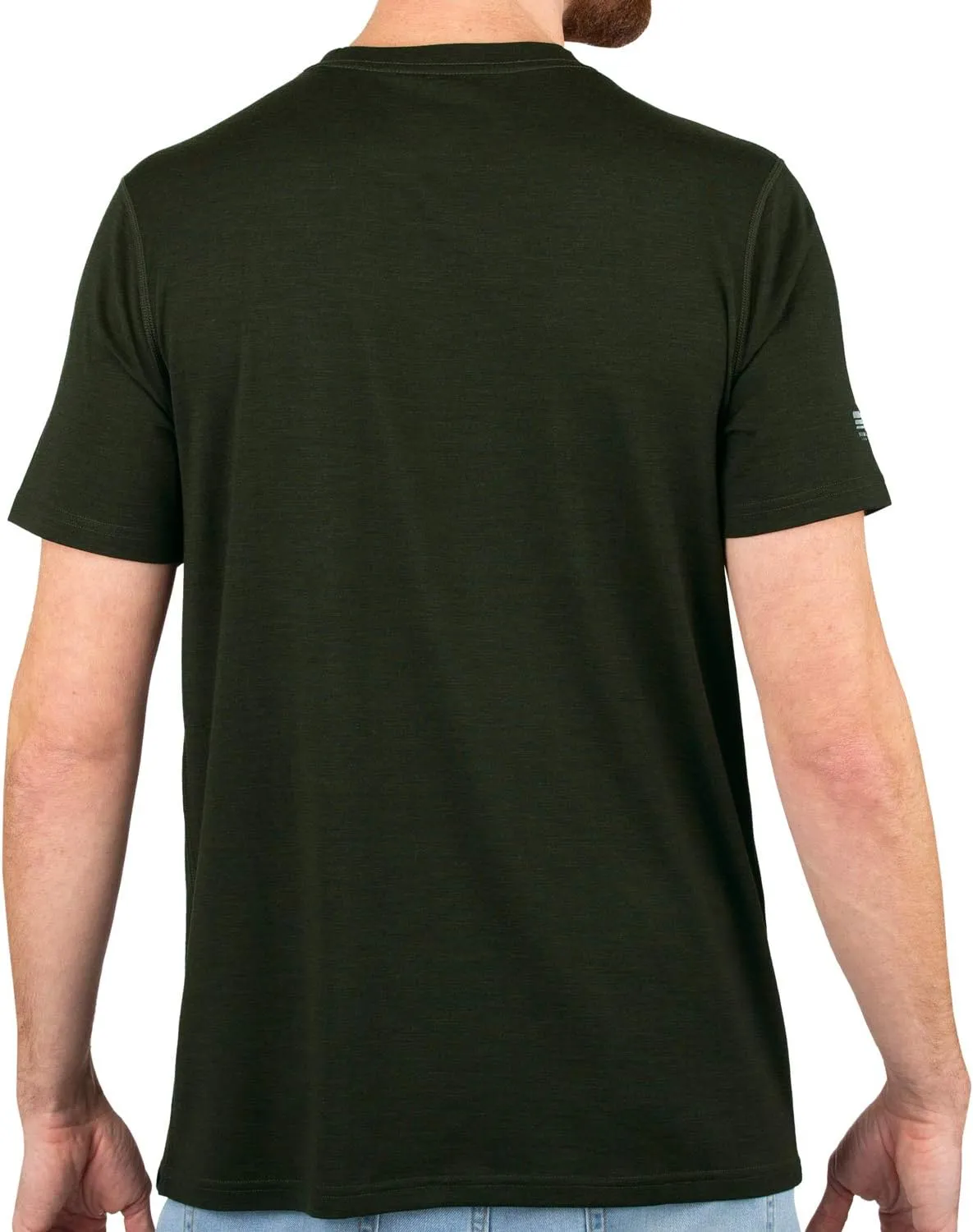 MERIWOOL Mens Merino Wool Short Sleeve T Shirt Lightweight Base Layer
