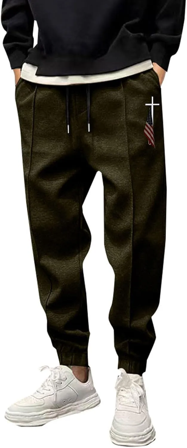 MIDOO Mens Sweatpants Open Bottom Casual Athletic Workout Gym Tapered Pants Basic Running Drawstring Workout Sweat Pants