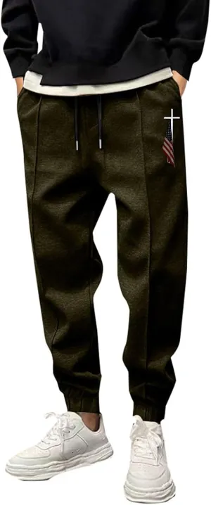 MIDOO Mens Sweatpants Open Bottom Casual Athletic Workout Gym Tapered Pants Basic Running Drawstring Workout Sweat Pants