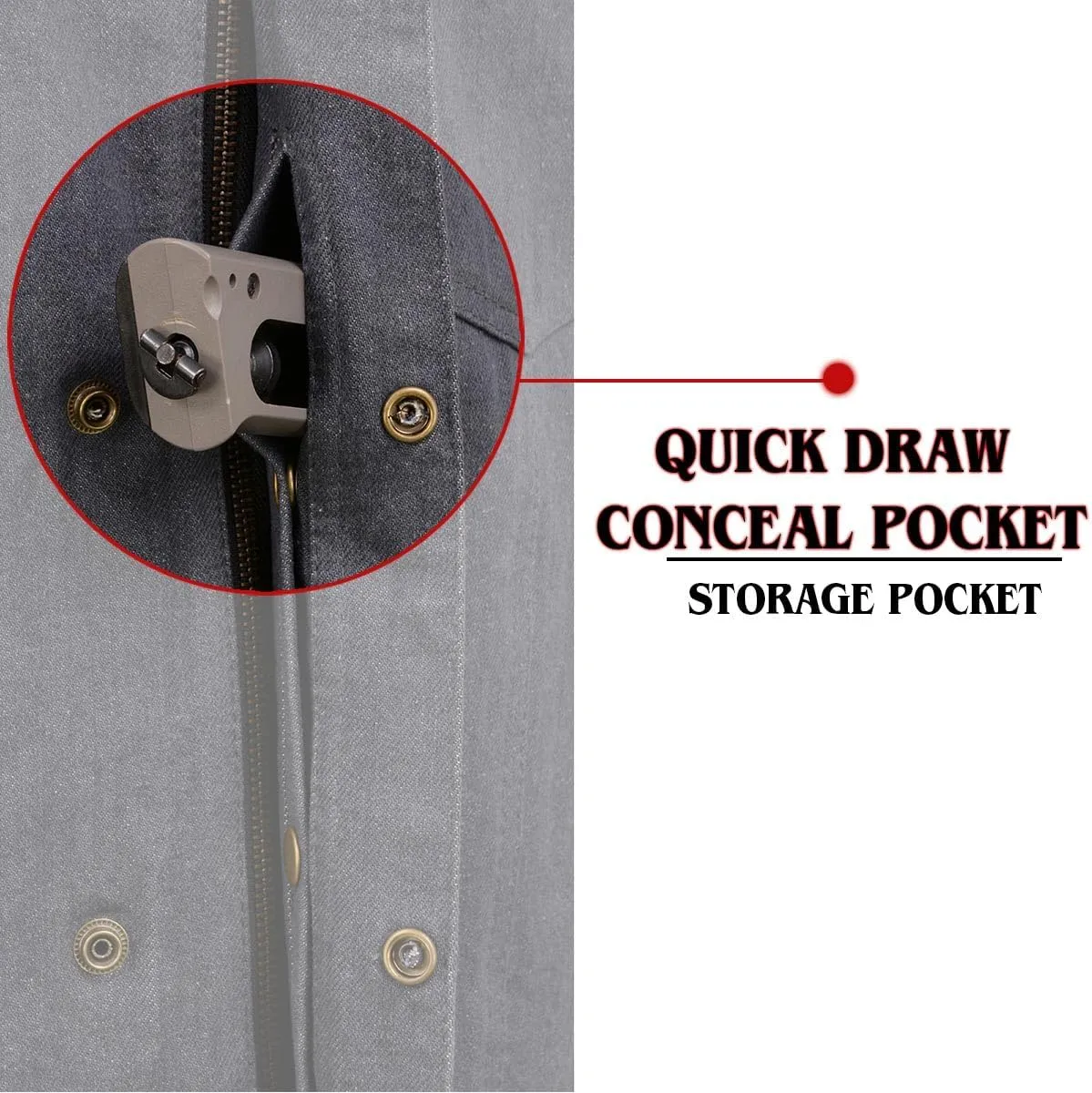 Milwaukee Leather MDM3005 Men's Brute Grey Denim w/Black Perforated Leather Club Style Vest w/Hidden Dual Closure