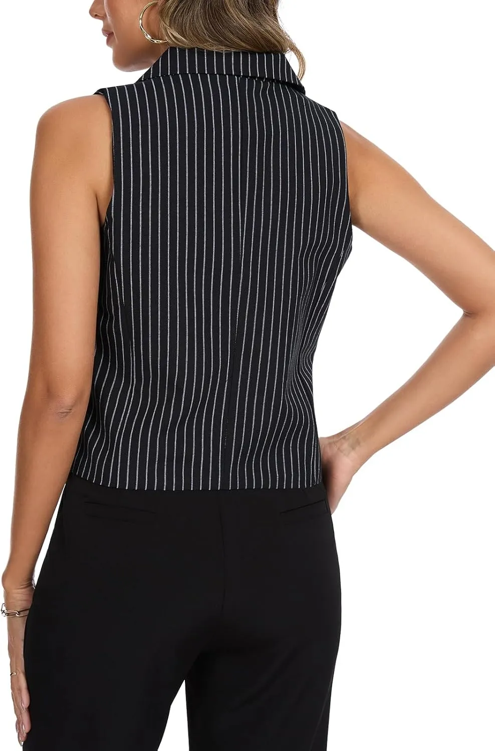MINTLIMIT Waistcoat Vest for Women Fully Lined Button Down V Neck Formal Dressy Suit Vests with Pockets