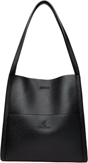 Mokcoliy]Large Capacity Tote Bag for Women Stylish PU Mom Shoulder Bag - Spacious Diaper Bag Alternative, Durable Everyday Purse for Work, Travel & Shopping (Medium Size, Modern Design)