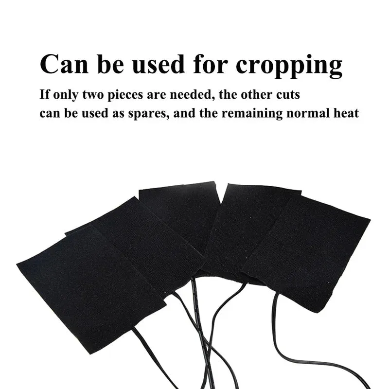 Mountaineering USB Charged Clothing Heating Pad Electric Heating Sheet With 3 Gear Adjustable Temperature For Vest Jacket
