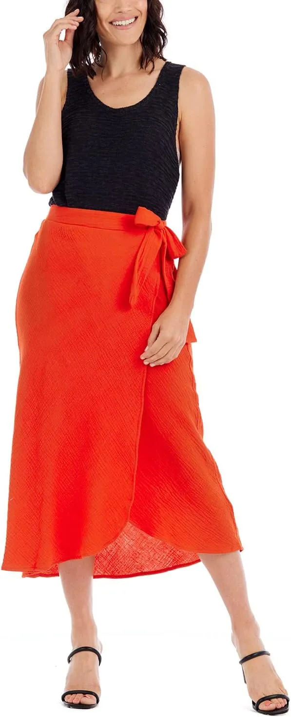 Mud Pie Women's Mallie Wrap Skirt