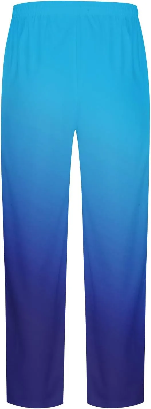Muscularfit Mens Stretch Pants Casual Loose Drawstring Cotton Linen Straight Legs Fashion Gradient Color Stretch Trousers