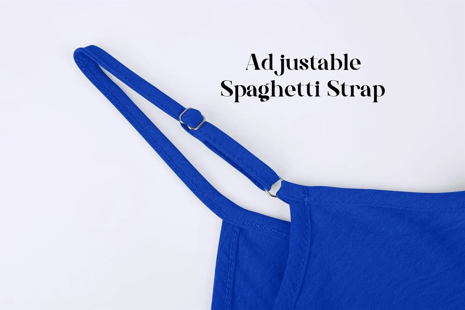 OFEEFAN Tank Top for Women Adjustable Spaghetti Strap Camisole Scoop Neck Sleeveless Cami Top S-3XL