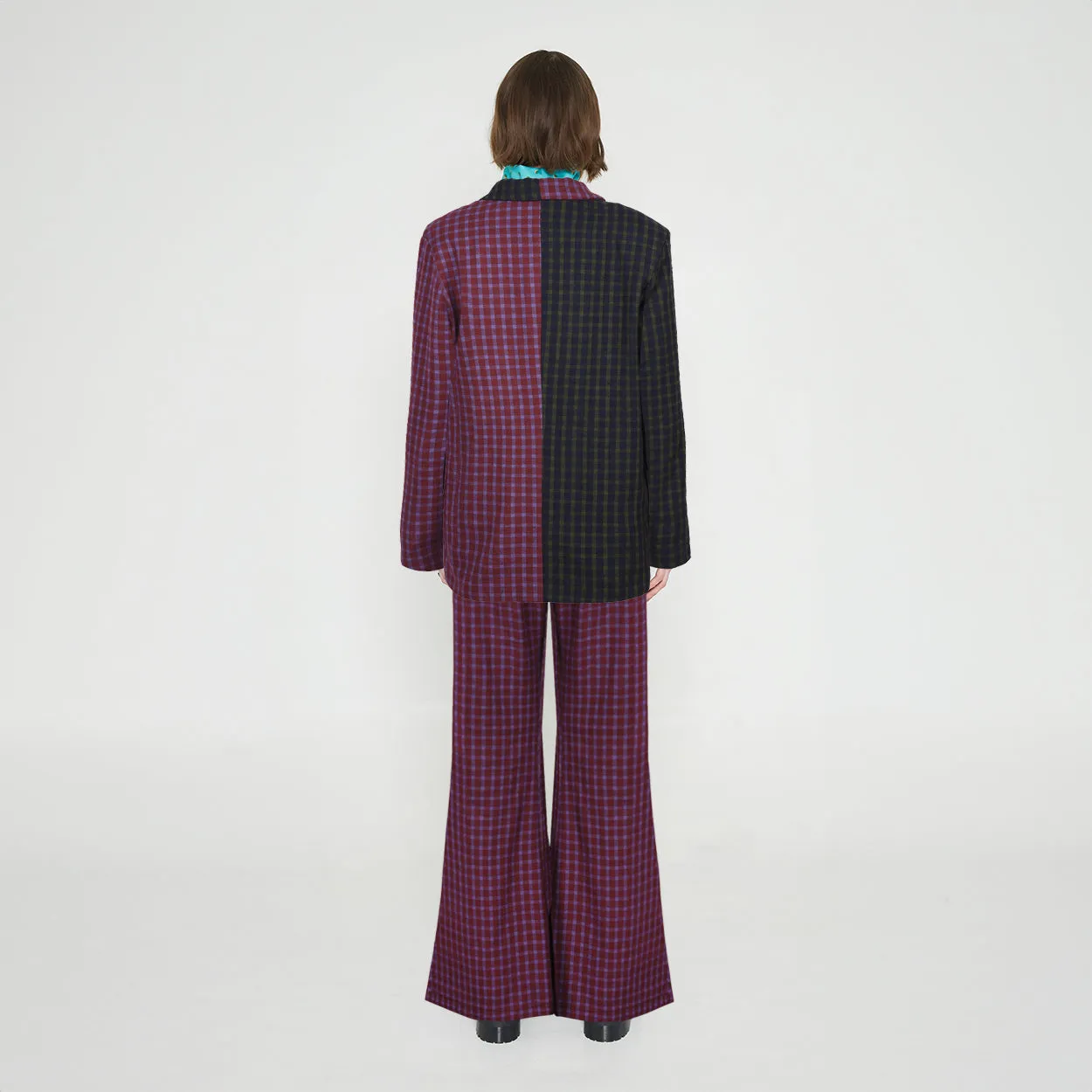 Plaid Split Jacket