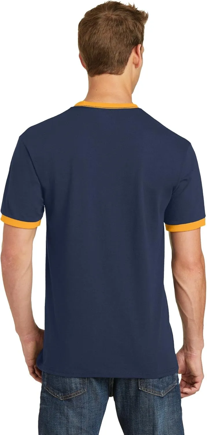 PORT AND COMPANY 54Oz 100% Cotton Ringer Tee (PC54R)