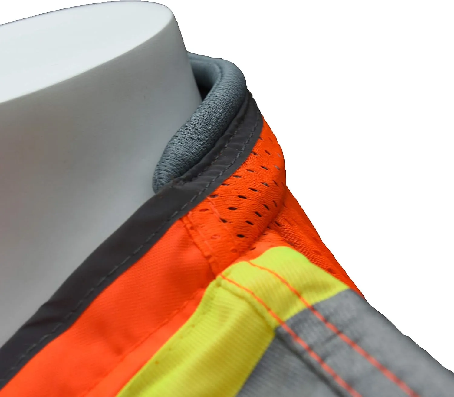 Radians SV55 Class 2 Heavy Woven Two Tone Engineer Vest with Padded Neck to Support Extra Weight in Cargo Pockets