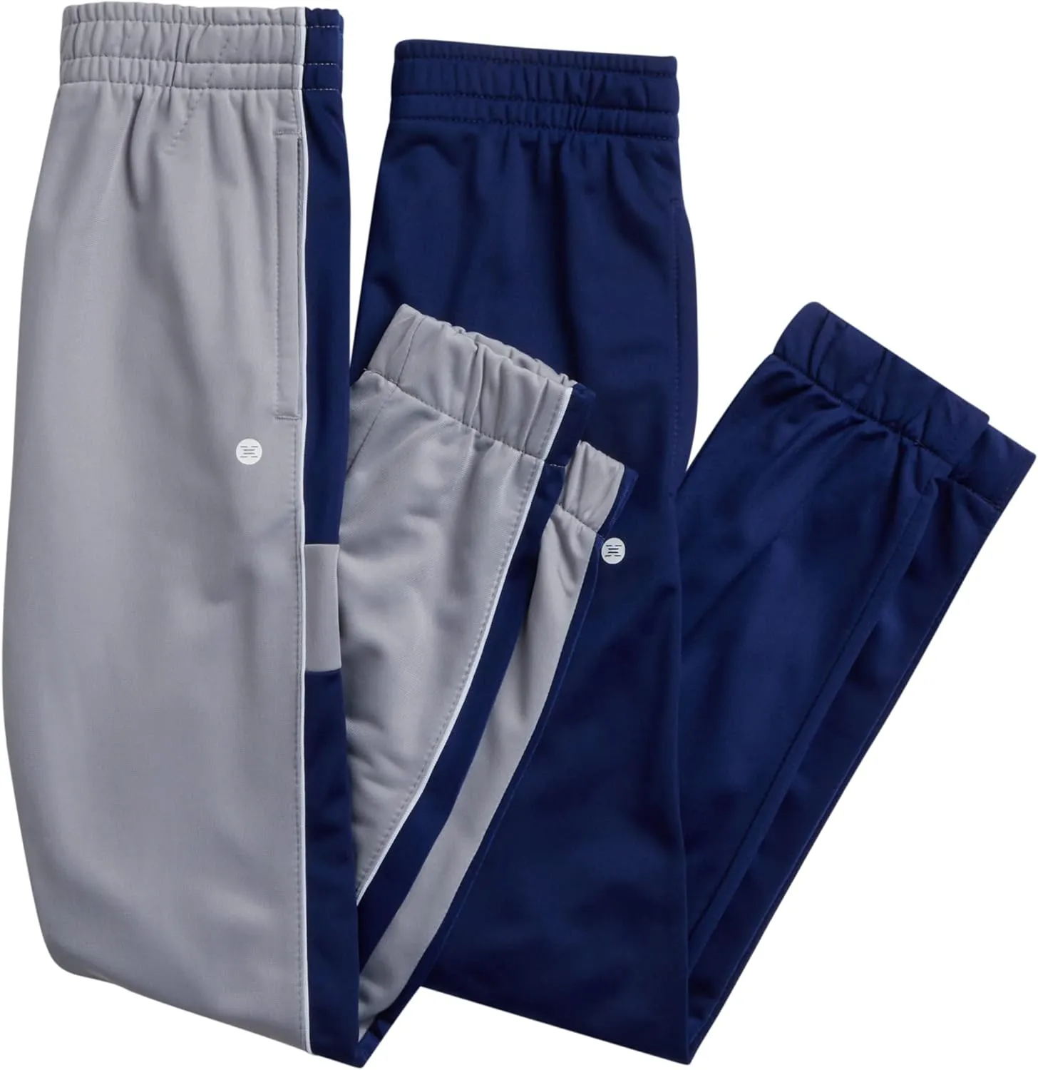 RBX Boys Sweatpants - 2 Pack Stretch Performance Tricot Activewear Boys Joggers Athletic Pants with Side Pockets (Size: 4-20)