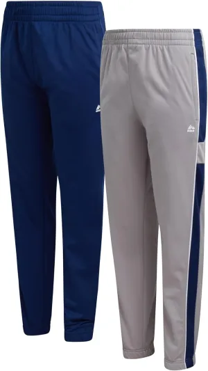 RBX Boys Sweatpants - 2 Pack Stretch Performance Tricot Activewear Boys Joggers Athletic Pants with Side Pockets (Size: 4-20)